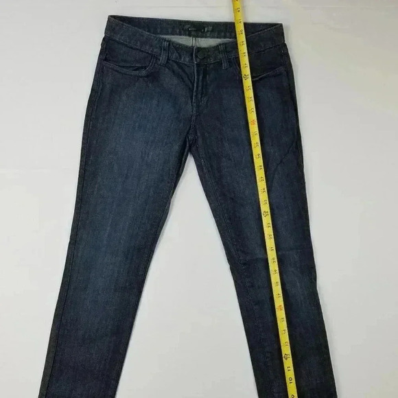 Prana Size 4 Embroidered Logo Women's Blue Jeans - Picture 6 of 9